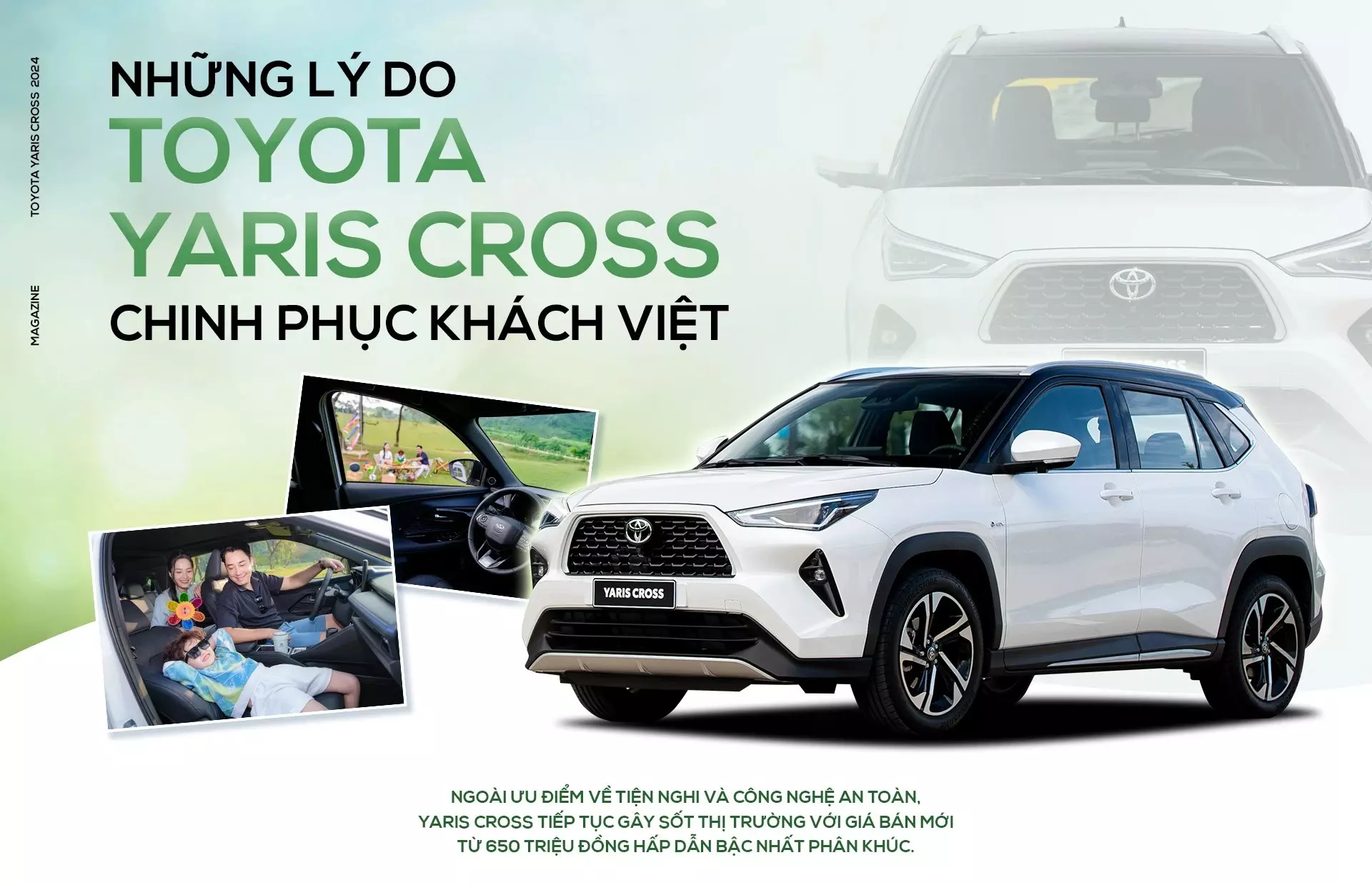 Miễn Phí 100% Thuế Trước Bạ Toyota Yaris Cross Hybrid 2024 - Cơ Hội Vàng Chỉ Có Tại Vy Toyota Tân Cảng