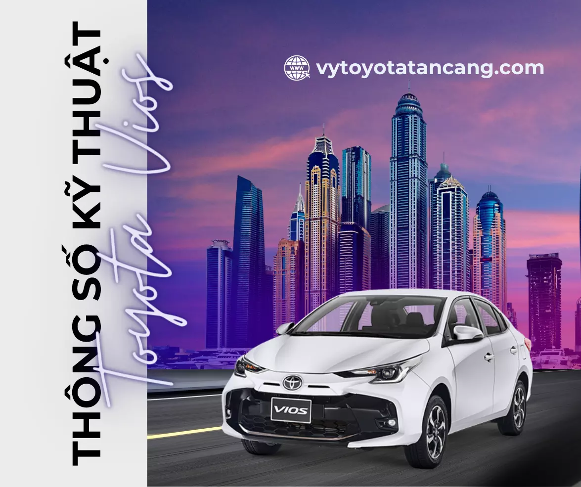 Chiều Dài Xe Vios  - Vy Toyota Tân Cảng