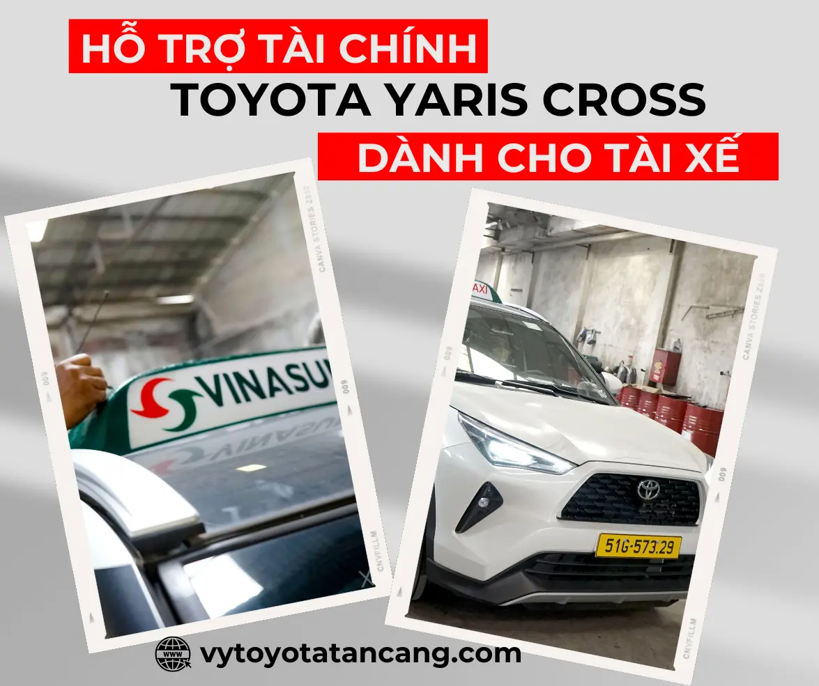 yaris cross 2024 - hỗ trợ tài chính - vy toyota tân cảng